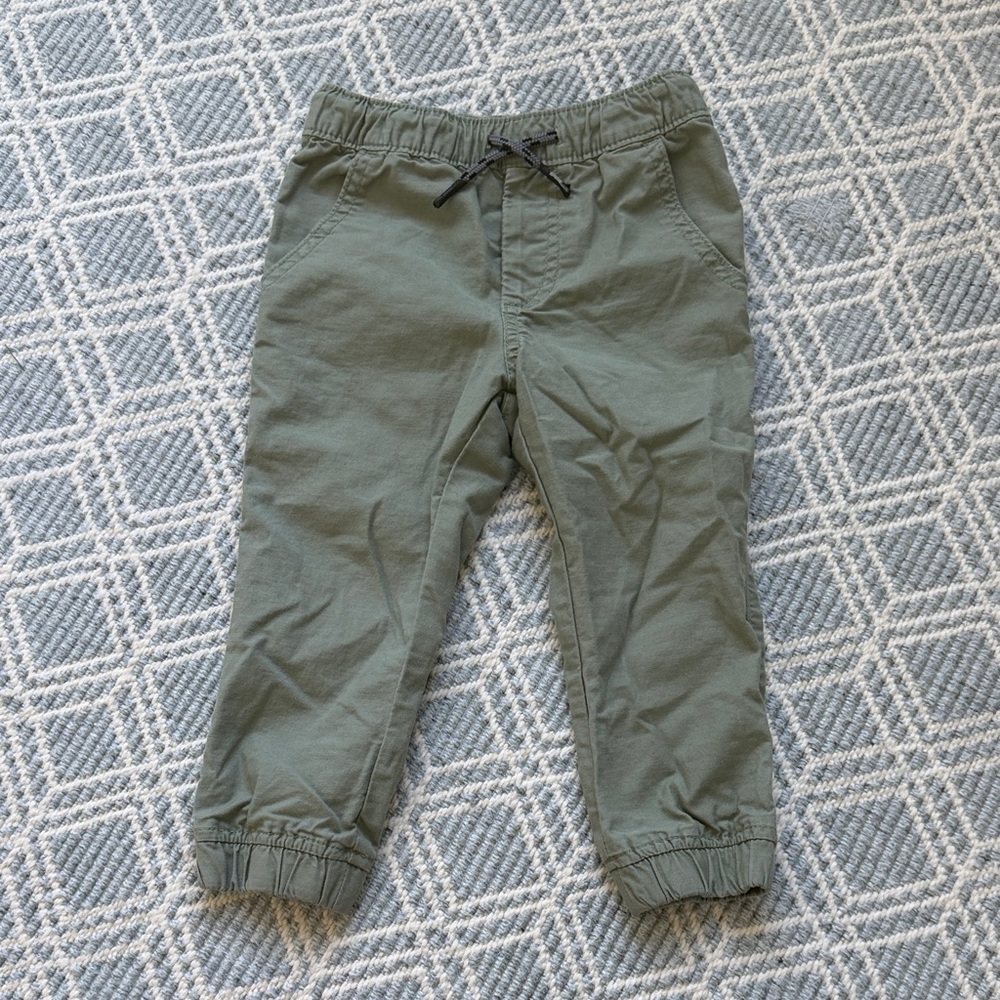 GAP Kids 2T Olive Green Joggers